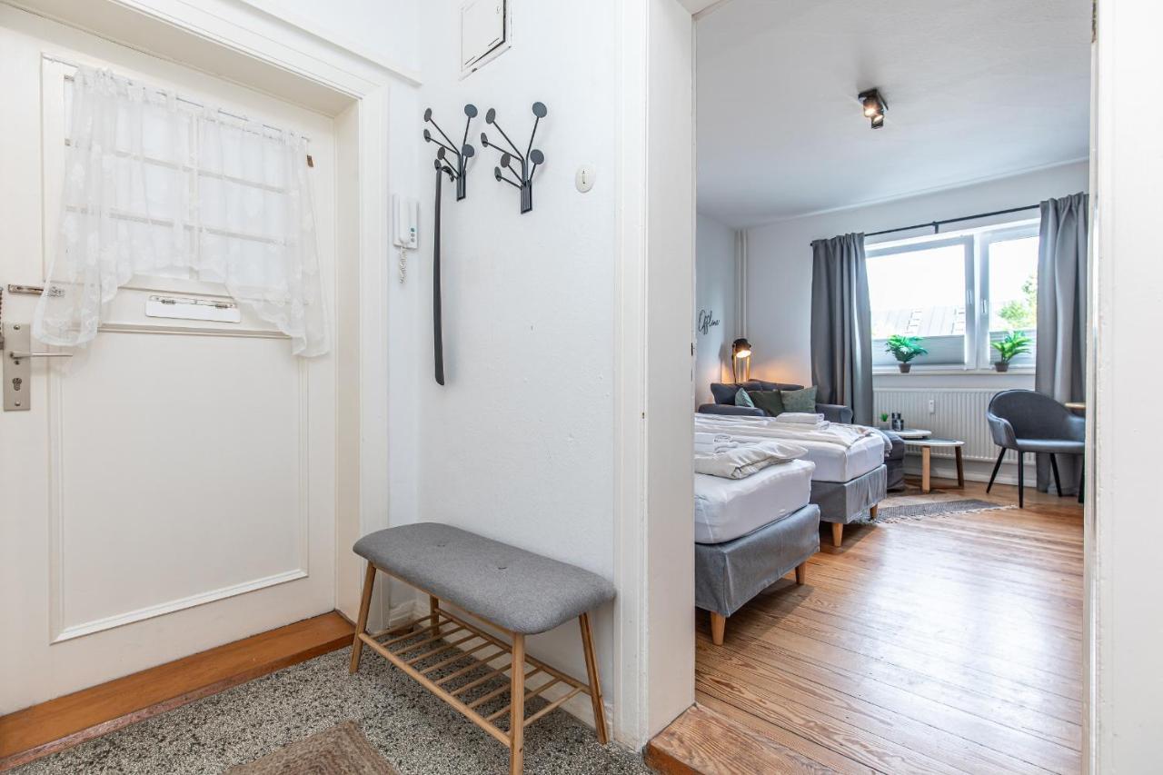 פלאנסבורג Fewo1846 - Kommood - Zentral Gelegenes Studio-Apartment Mit Balkon Im Hochparterre מראה חיצוני תמונה