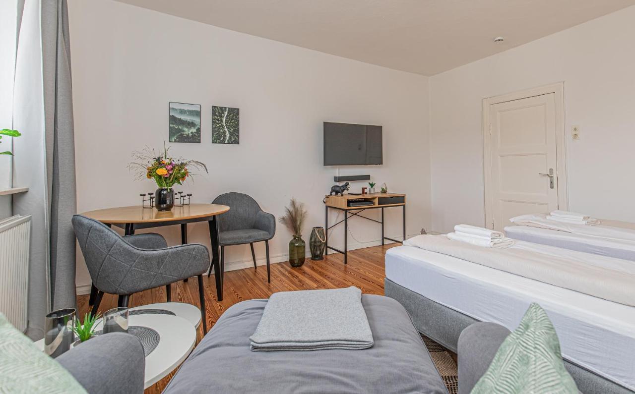 פלאנסבורג Fewo1846 - Kommood - Zentral Gelegenes Studio-Apartment Mit Balkon Im Hochparterre מראה חיצוני תמונה